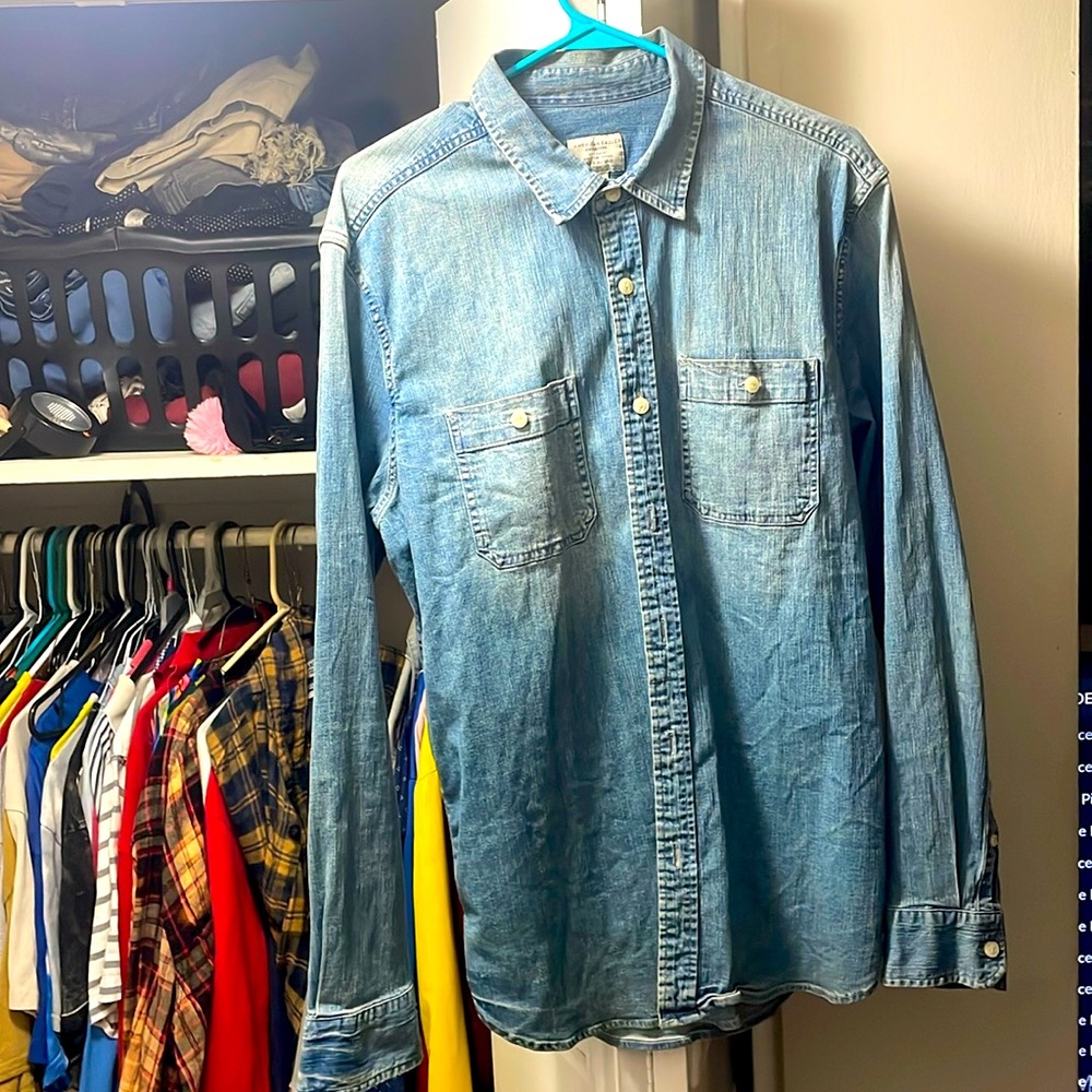 American eagle jean shirt